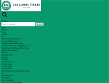 Tablet Screenshot of lfaglobal.com